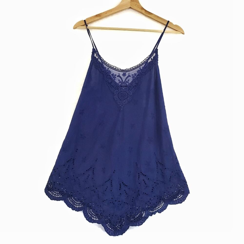 In Bloom by Jonquil SMALL Lace Embroidered Tunic or Mini Dress
